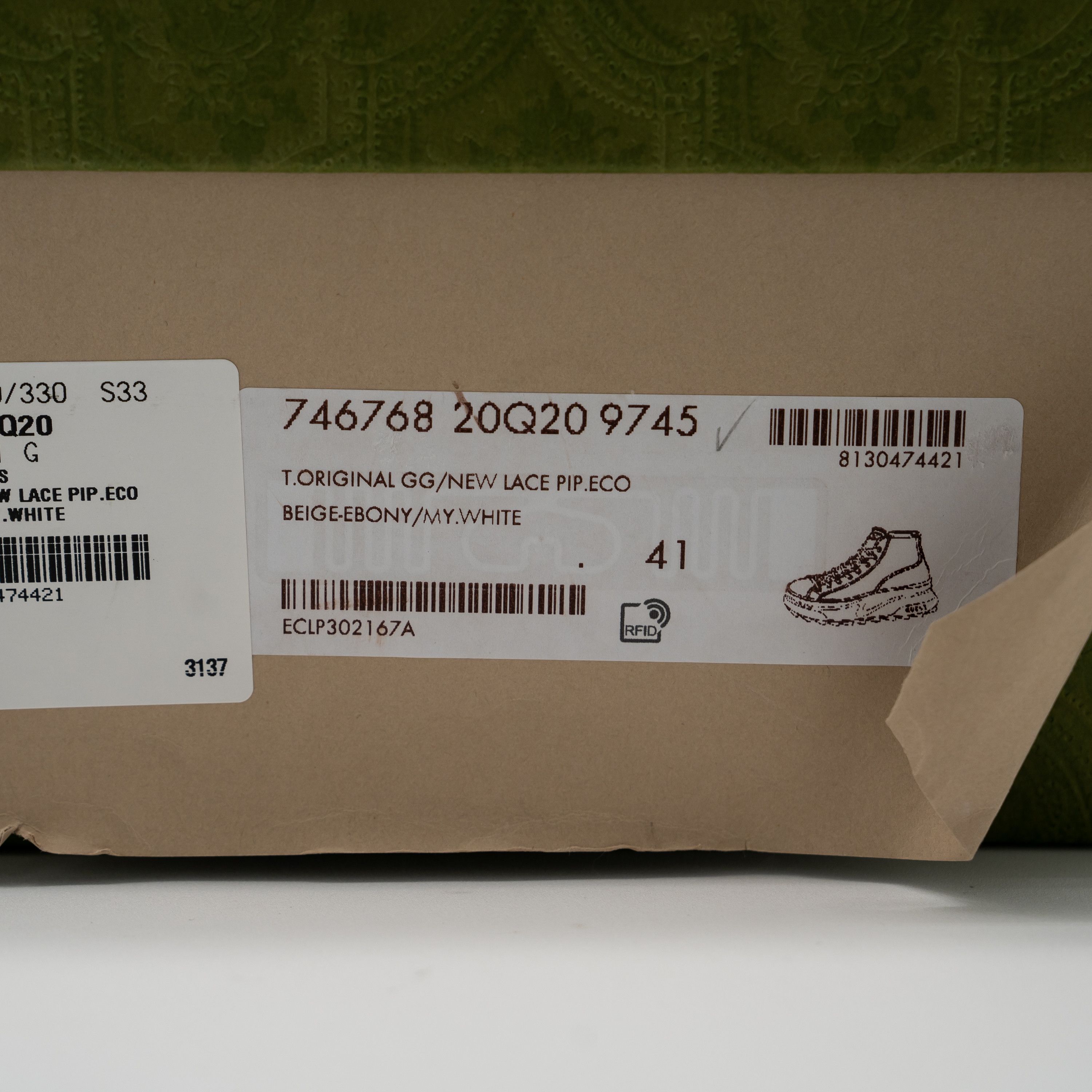Gucci 41G Gucci Tennis Platform GG Canvas Beige Brown Sneakers Size US 11 / IT 41 - 11 Thumbnail