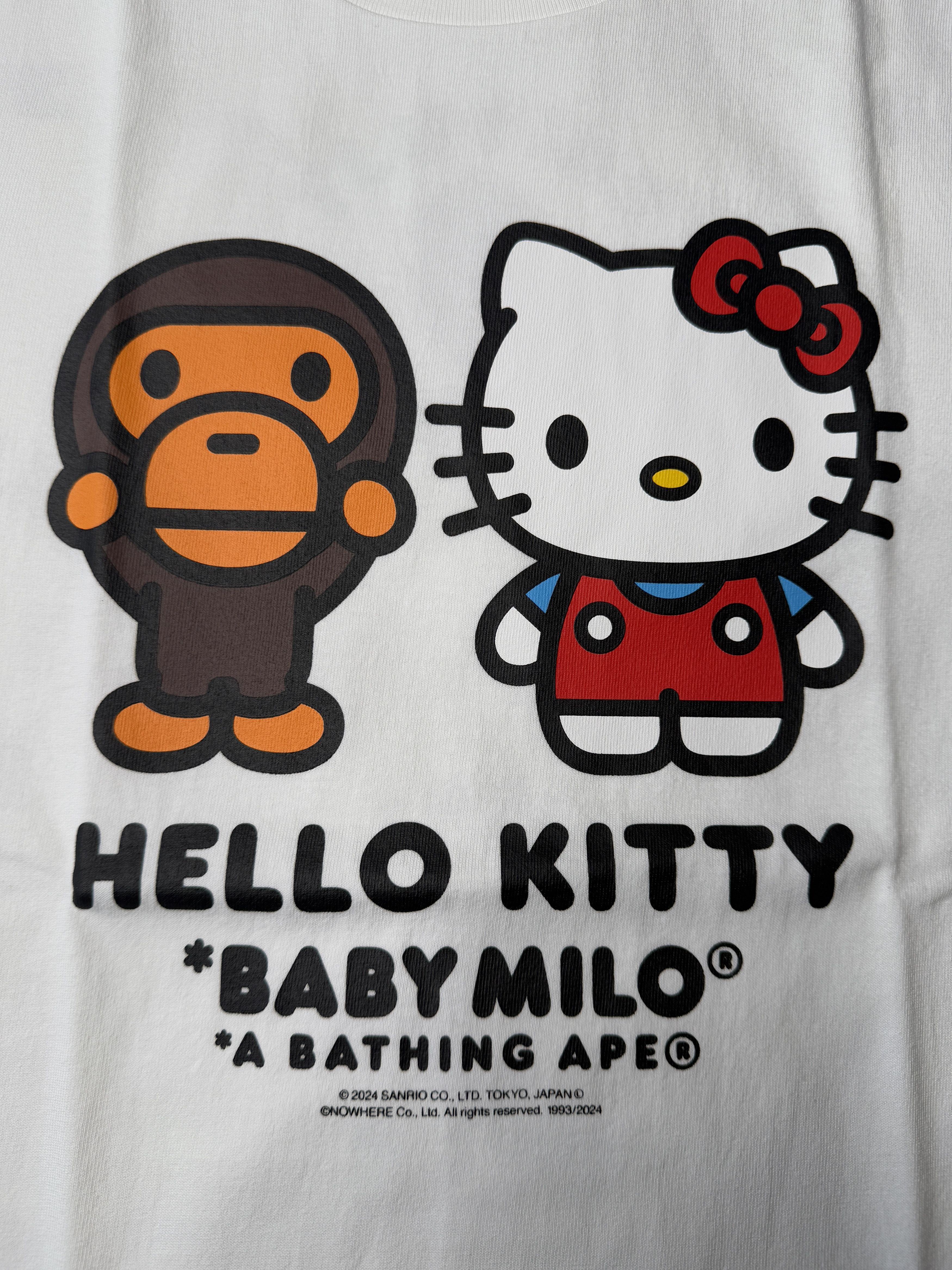 Bape BAPE BABY MILO X HELLO KITTY TEE Size US S / EU 44-46 / 1 - 3 Thumbnail