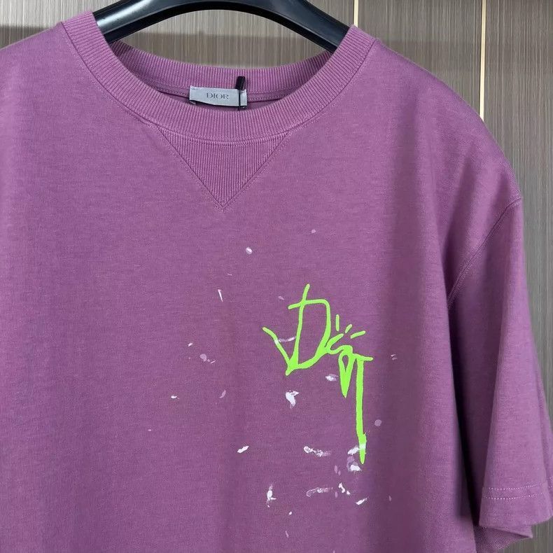 Dior Dior x Travis Scott Embroidered Short Sleeve TShirt-2506 Size US S / EU 44-46 / 1 - 3 Thumbnail