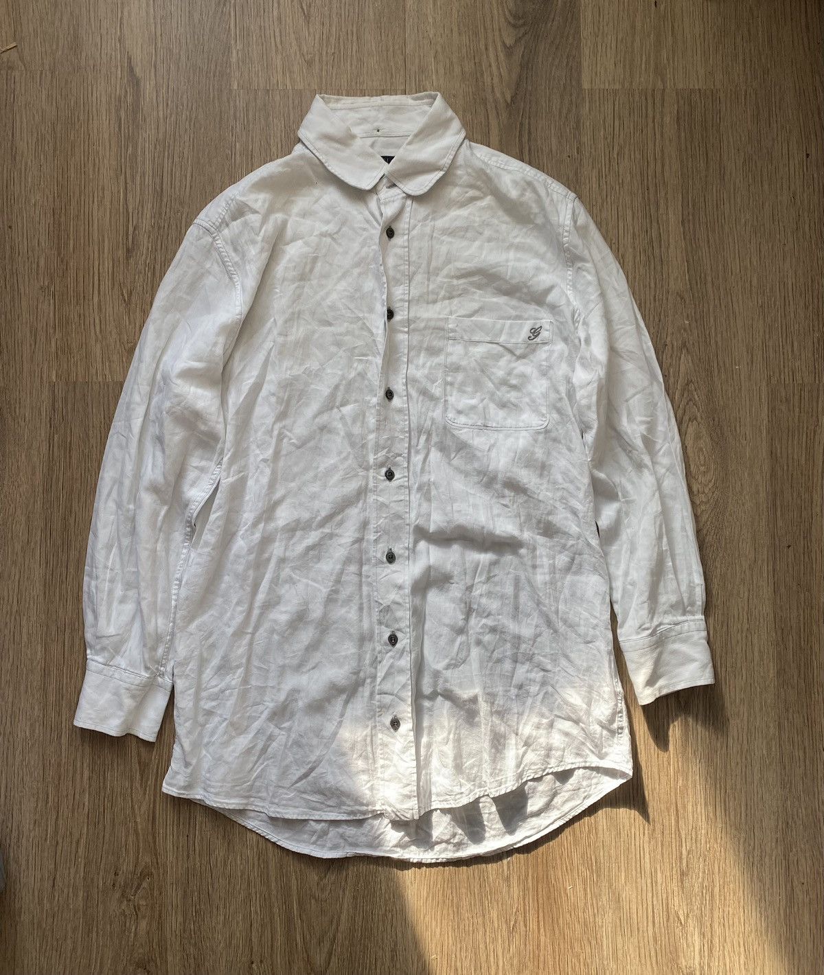 Gucci ⚡️QUICK SALE⚡️Gucci Grey pocket GG Button-up Shirt Size US S / EU 44-46 / 1 - 1 Thumbnail