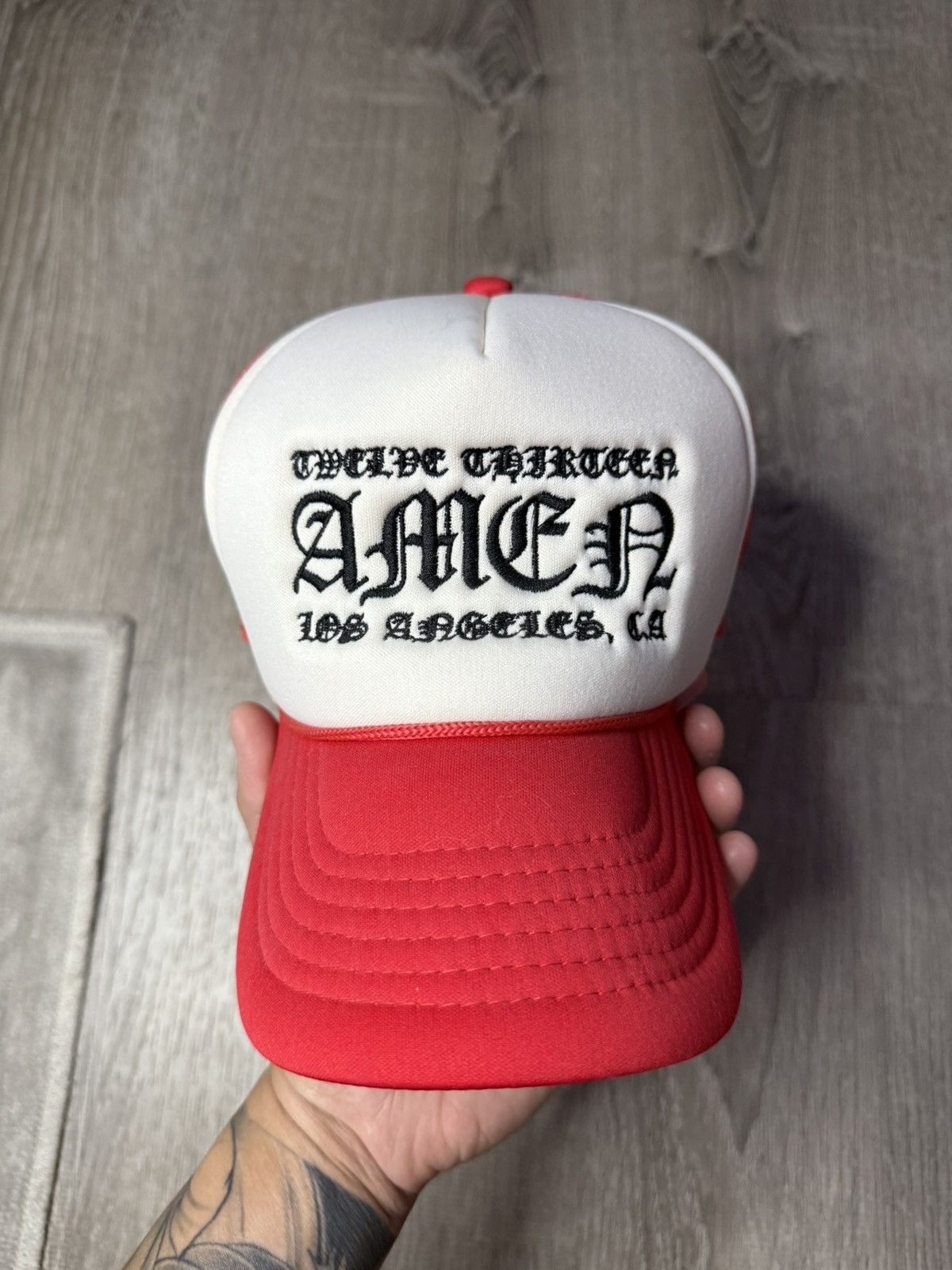 Other Twelve Thirteen Amen Trucker Snapback Hat Size ONE SIZE - 1 Thumbnail