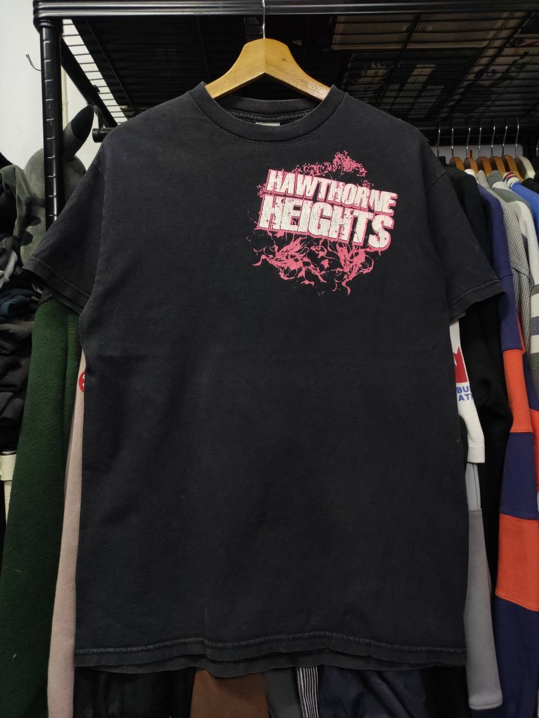 Band Tees Vtg 00's Hawthorne Heights Band " Tree Emo " Art T-Shirt Size US M / EU 48-50 / 2 - 3 Thumbnail