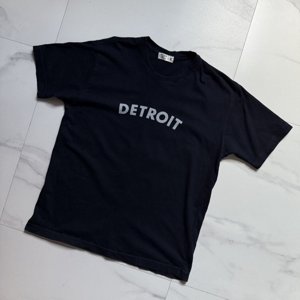 Shinola Shinola Detroit Navy T-Shirt Size US M / EU 48-50 / 2 - 3 Thumbnail