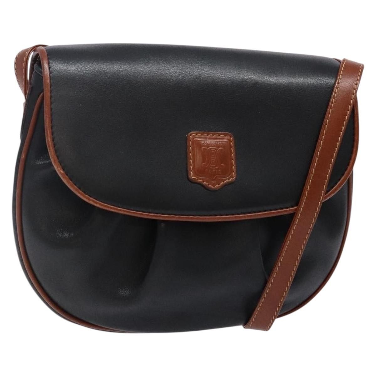 Celine Celine Vintage Triomphe Shoulder Bag Leather Size ONE SIZE - 1 Thumbnail