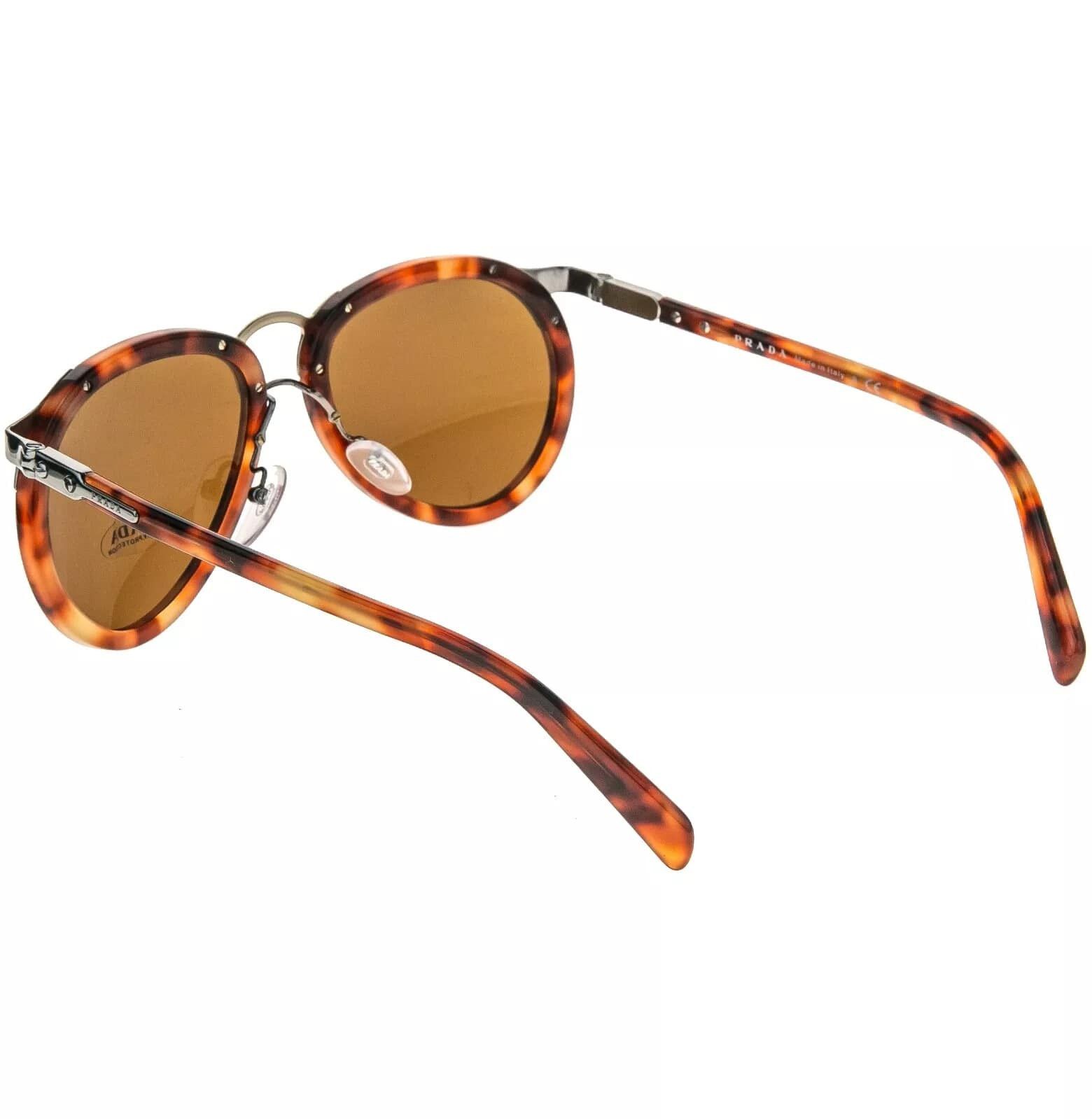 Prada PRADA 01T WANDERER Aviator PR01TS Red Brown Sunglasses 01TS Size ONE SIZE - 9 Thumbnail