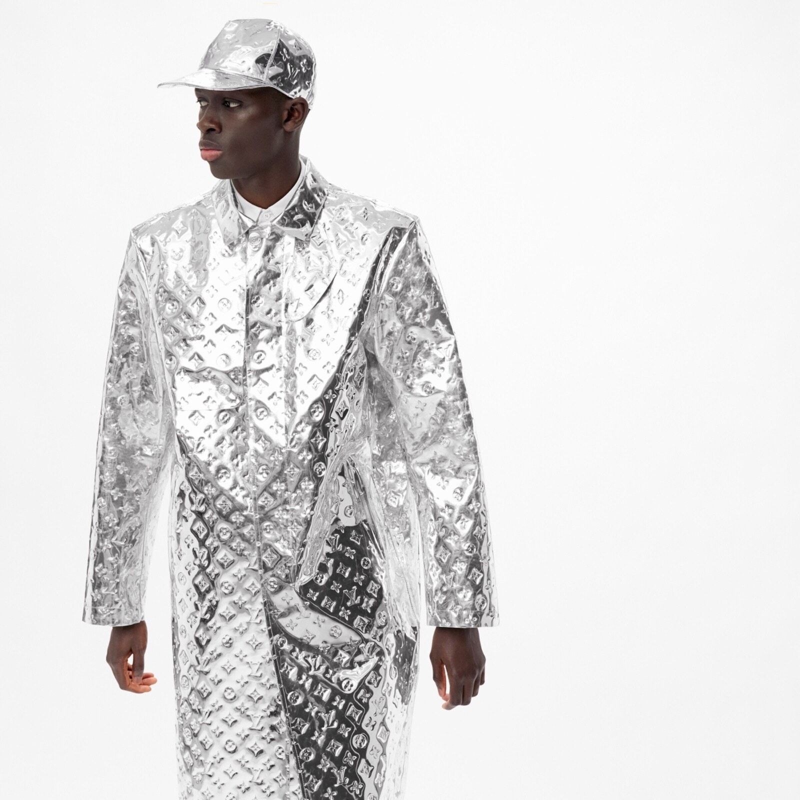 Louis Vuitton Louis Vuitton Virgil Mirror Raincoat Coat Logo Jacket 52 Size US L / EU 52-54 / 3 - 4 Thumbnail