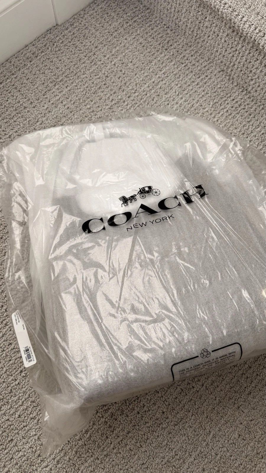 Coach COACH Lana Large Leather Shoulder Handle Bag Dark Stone Gray Size ONE SIZE - 3 Thumbnail