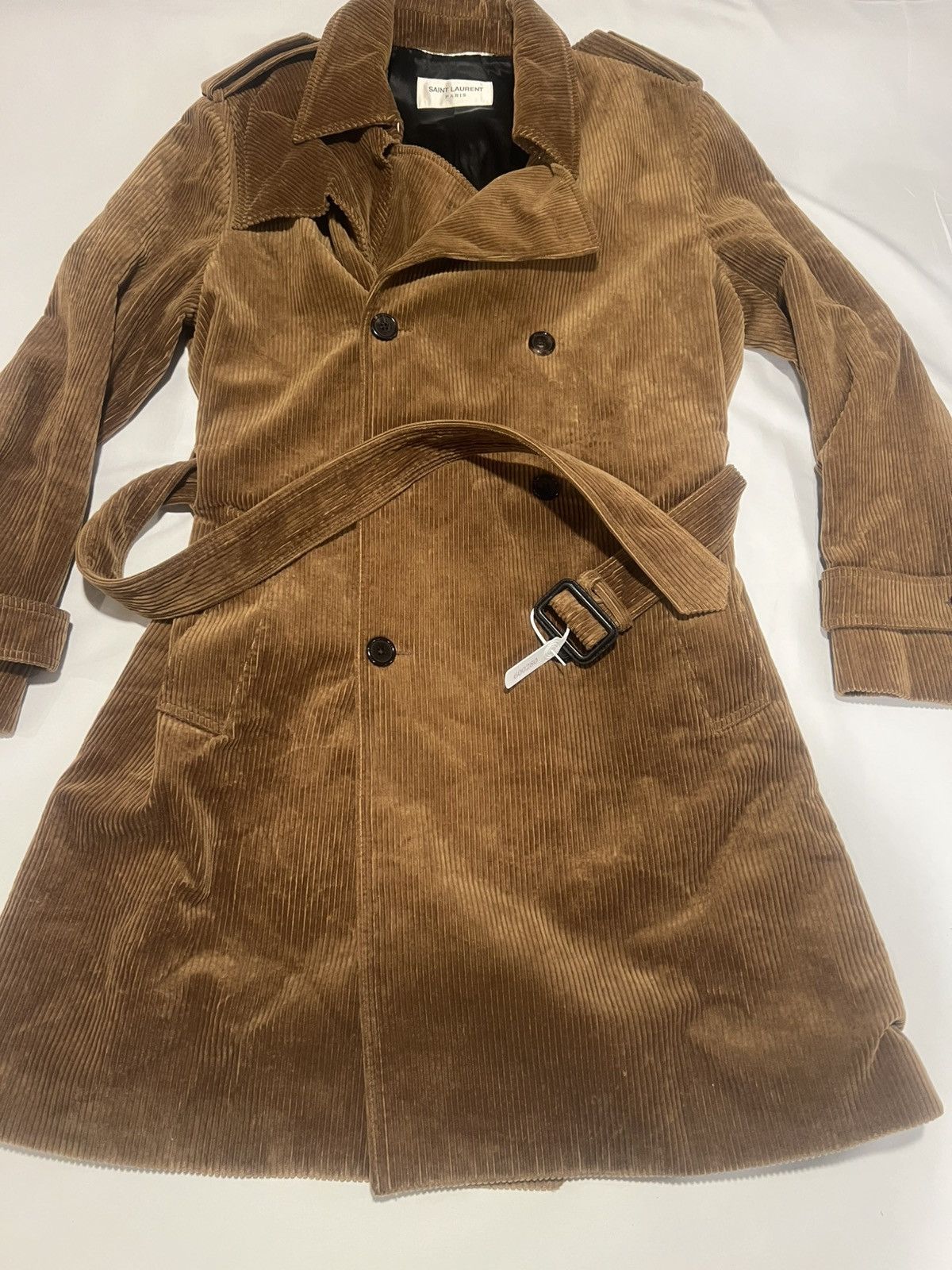 Saint Laurent Paris Saint Laurent men’s corduroy trench coat. 52/42. $3690 Size US L / EU 52-54 / 3 - 2 Thumbnail