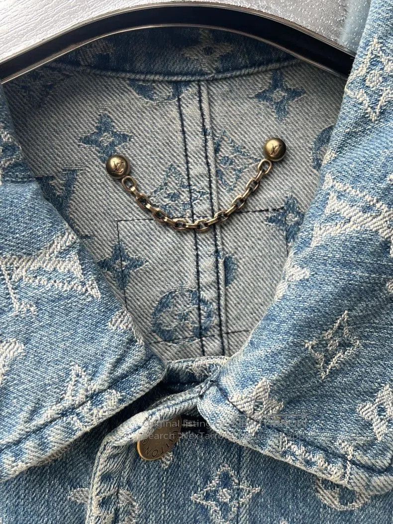 Louis Vuitton Supreme LV Four-Pocket Denim Jacket. Size US M / EU 48-50 / 2 - 5 Thumbnail