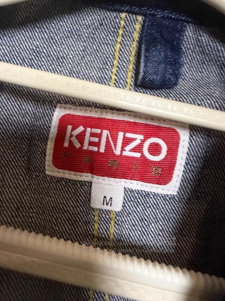 Kenzo Kenzo Denim Jackets,Classic Logo Embroidery, Bud Sleeve De Size US M / EU 48-50 / 2 - 3 Thumbnail
