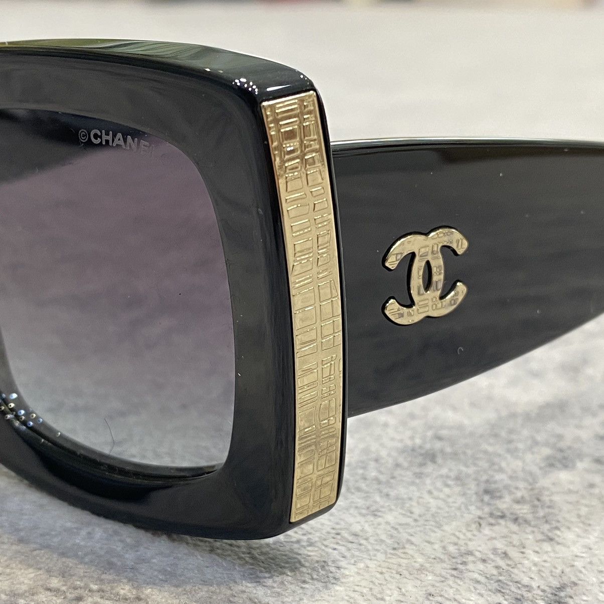 Chanel CHANEL 0CH5435 C622S6 BLACK GOLD GREY Size ONE SIZE - 2 Thumbnail
