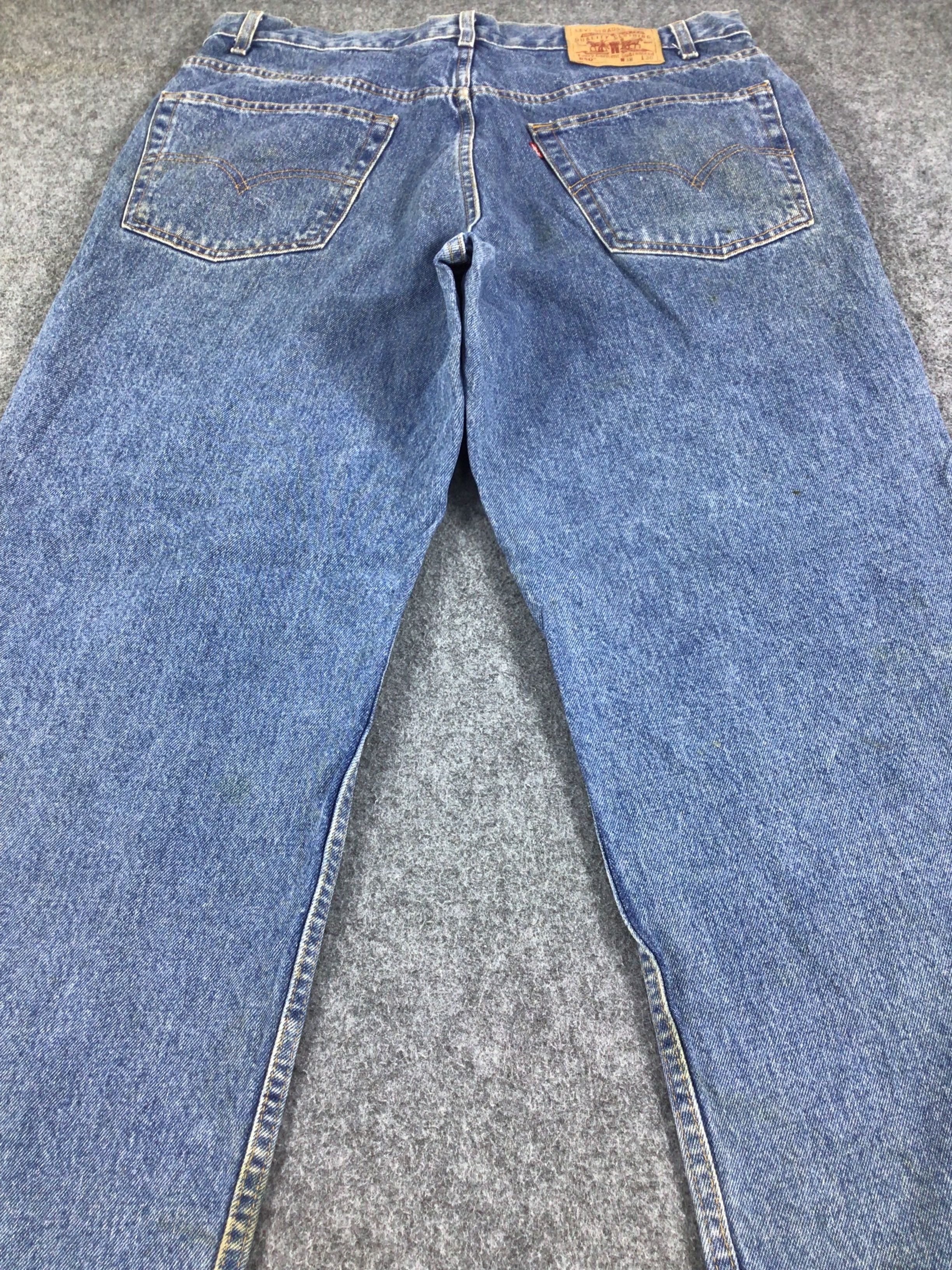 Levi's Vintage Blue Wash Levis 550 Jeans -J839 Size US 38 / EU 54 - 4 Thumbnail