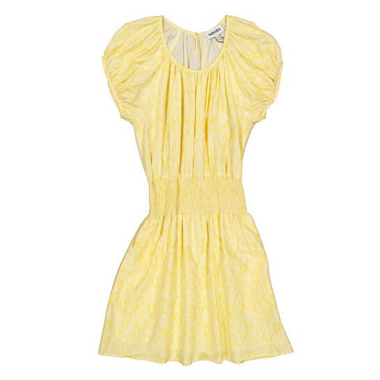 Kenzo o1y1025 Mini Dress in Yellow Size M / US 6-8 / IT 42-44 - 1 Thumbnail