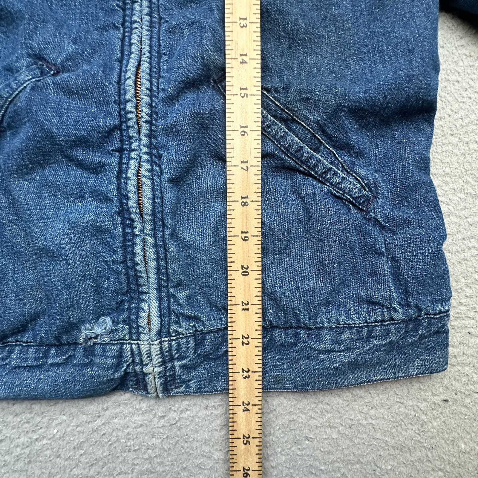 Other VTG 50s 60s Wards Power House Montgomery Denim Jacket Small Size US S / EU 44-46 / 1 - 5 Thumbnail