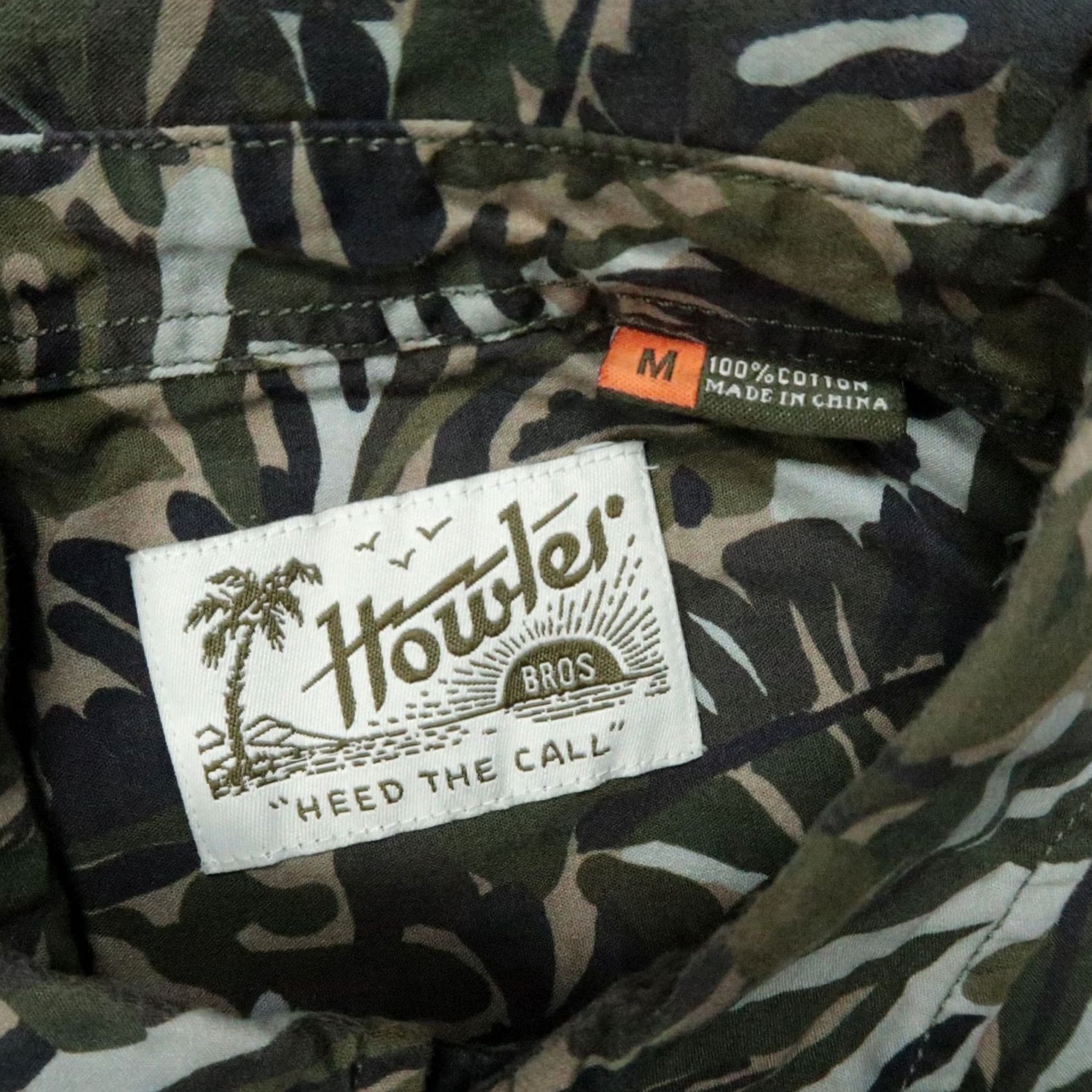 Howler Brothers Howler Brothers Shirt Mens Medium Green Floral Tropical Safari Button Up Size US M / EU 48-50 / 2 - 3 Thumbnail