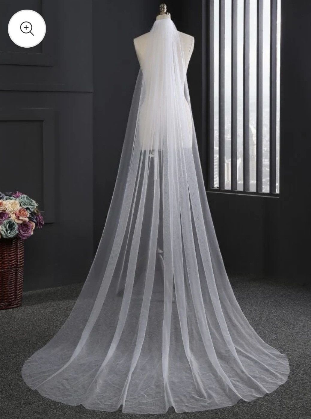 Other Ivory Cathedral Veil Size ONE SIZE - 4 Thumbnail