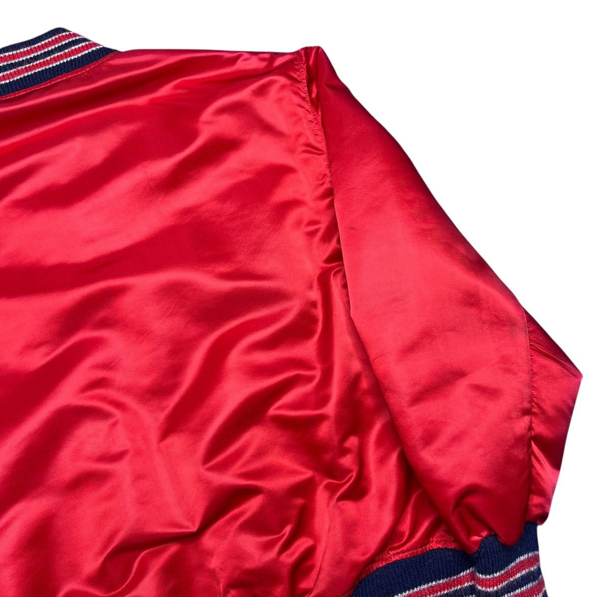 MLB Vtg 1960s MLB St. Louis Cardinals KM Pro Co Red Satin Jacket Size US L / EU 52-54 / 3 - 25 Thumbnail