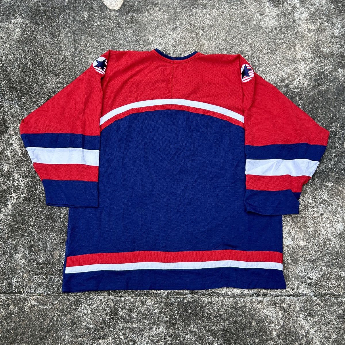Nike Nike Vintage Blue Red white 2002 Olympic Team USA Nhl Hockey Size US XL / EU 56 / 4 - 2 Thumbnail