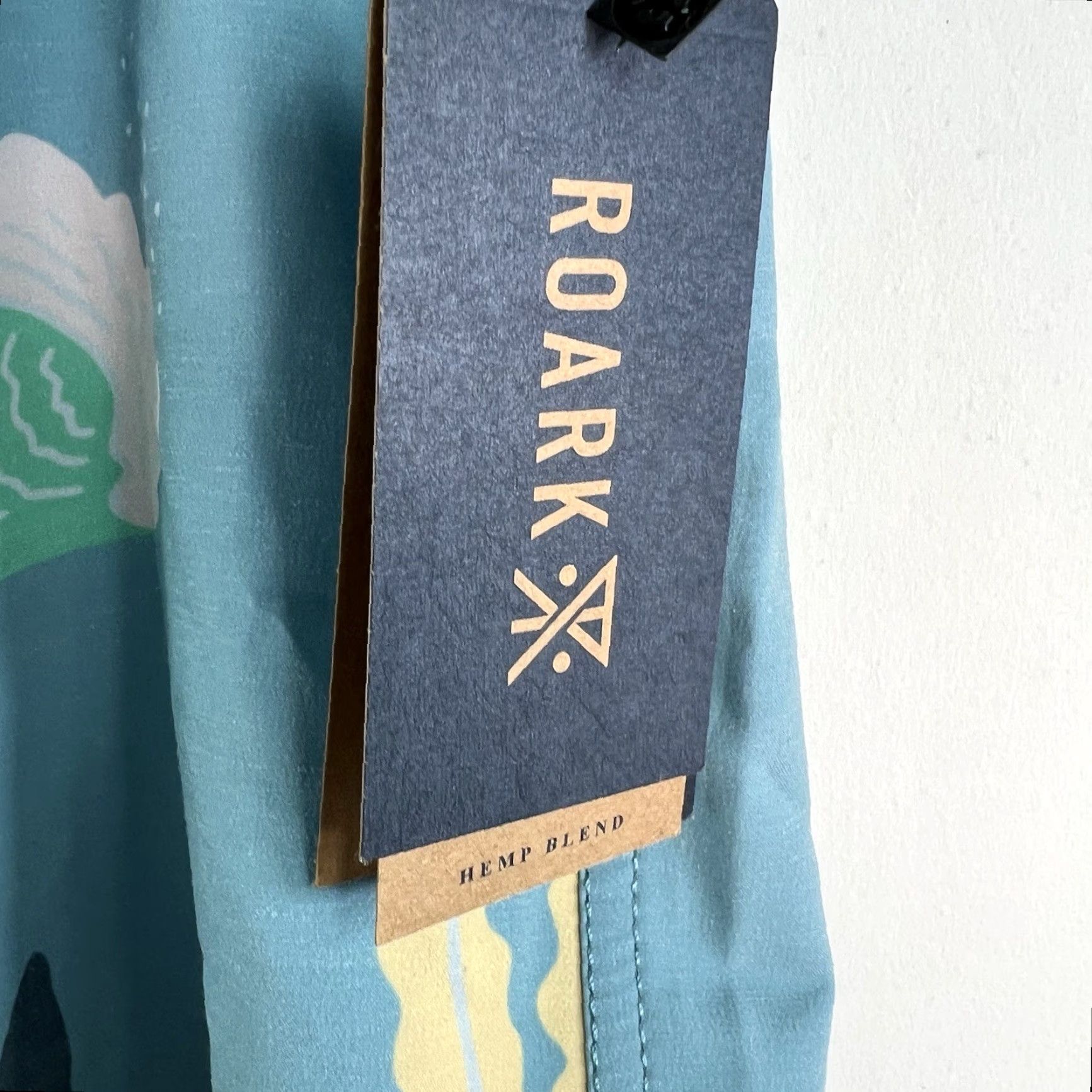 Roark ROARK The Passage Short Shorts Men’s 28 Turquoise Lined Casual Athletic Short Shorts Mens Regular Drawstring Inseam 9 in Size US 30 / EU 46 - 3 Thumbnail