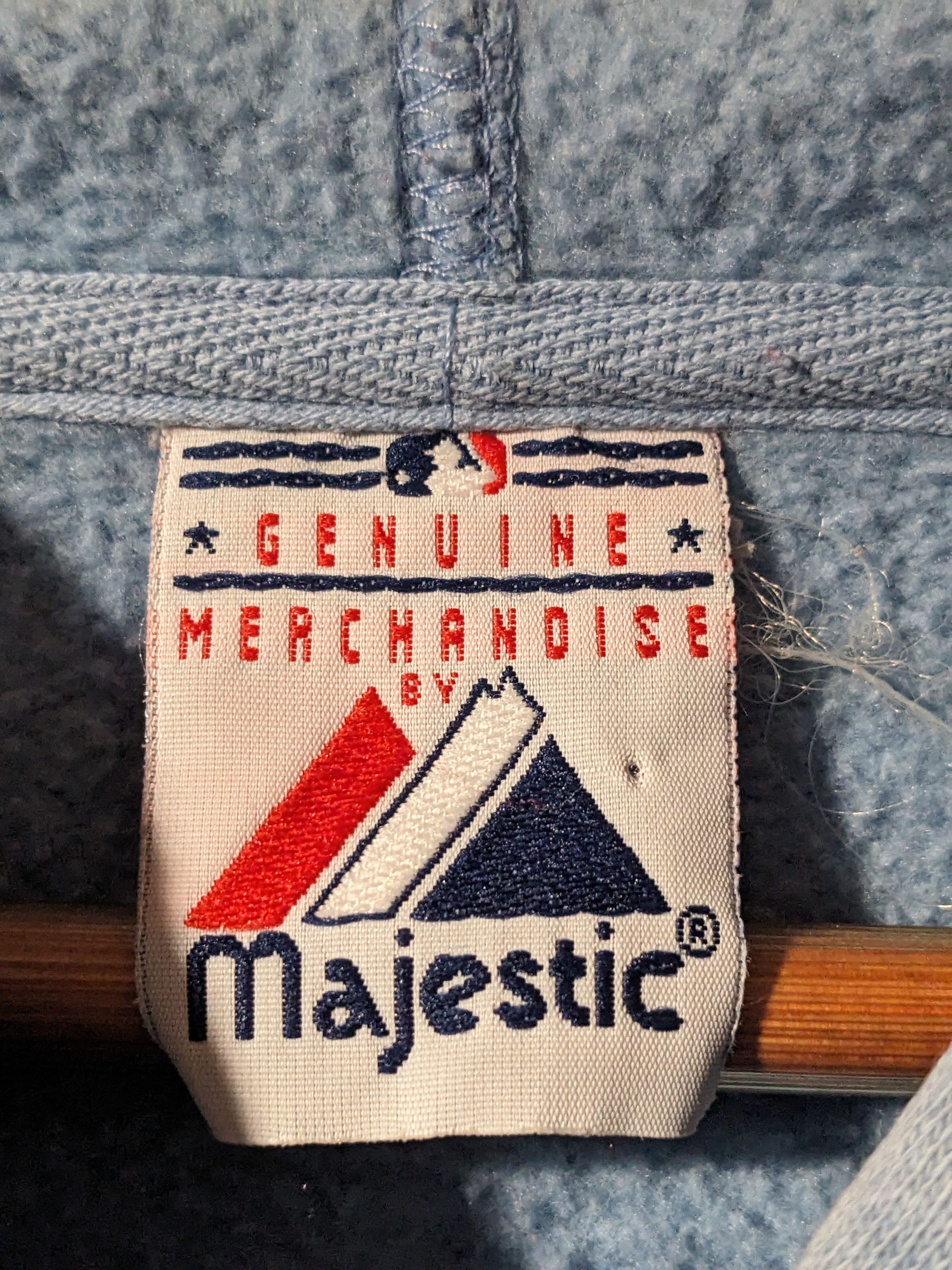 Majestic × Vintage Vintage 90s New York Yankees MLB Baseball Logo Large Hoodie Size US L / EU 52-54 / 3 - 4 Thumbnail