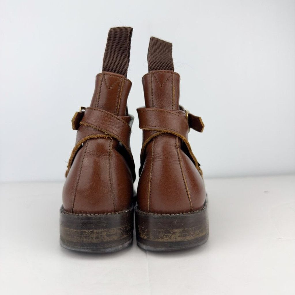 Aigle AIGLE Brown Ankle Boots Tan Luxury Chelsea French Booties 38 Size US 8 / IT 38 - 9 Thumbnail