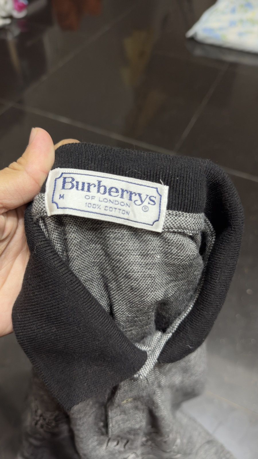 Burberry × Vintage Accept offer, Vintage burberry golf polo tshirt Size US M / EU 48-50 / 2 - 3 Thumbnail