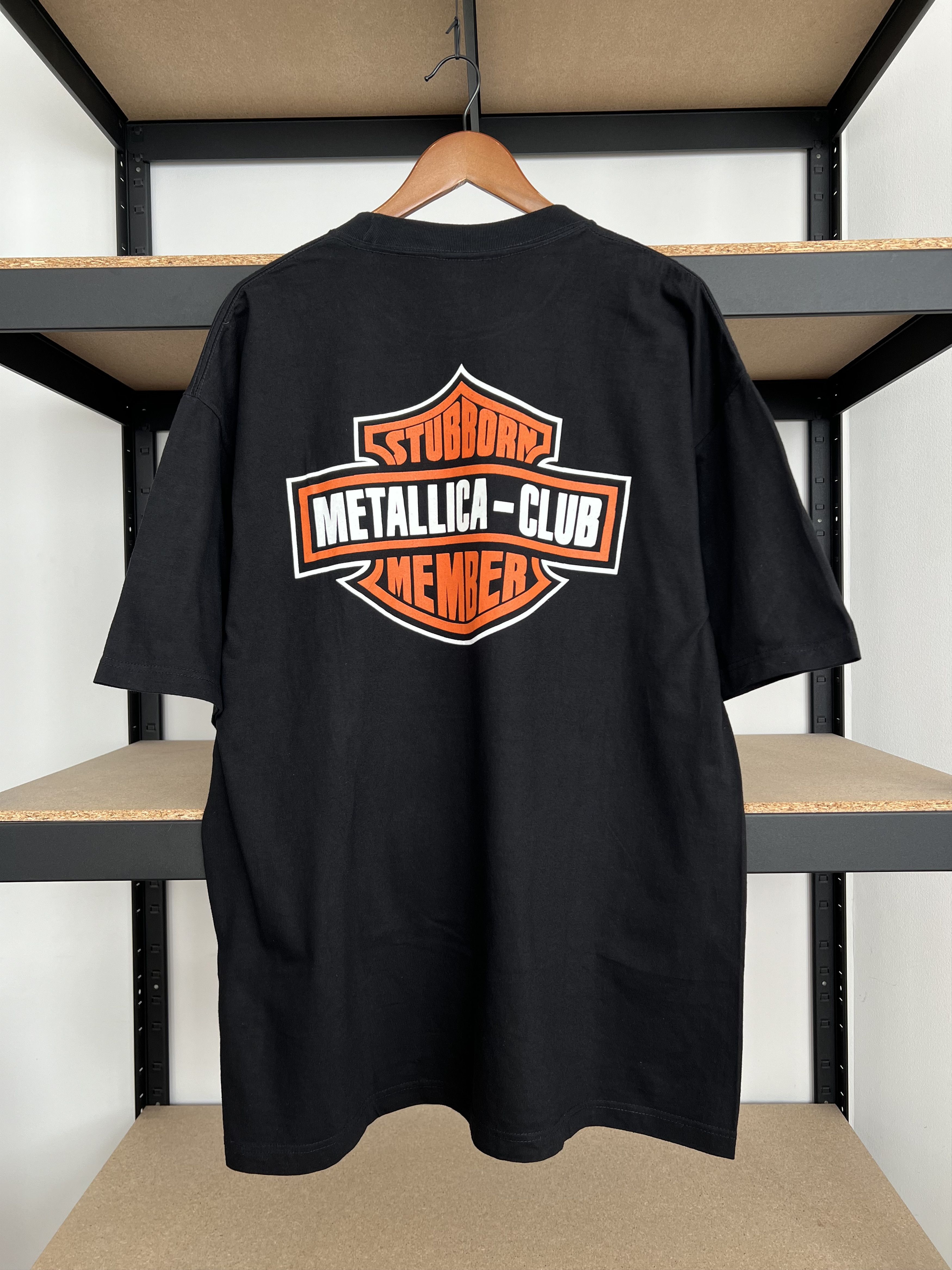 Band Tees Vintage 1998 Metallica In Club Stubborn Member Club T-shirt Size US XL / EU 56 / 4 - 3 Thumbnail