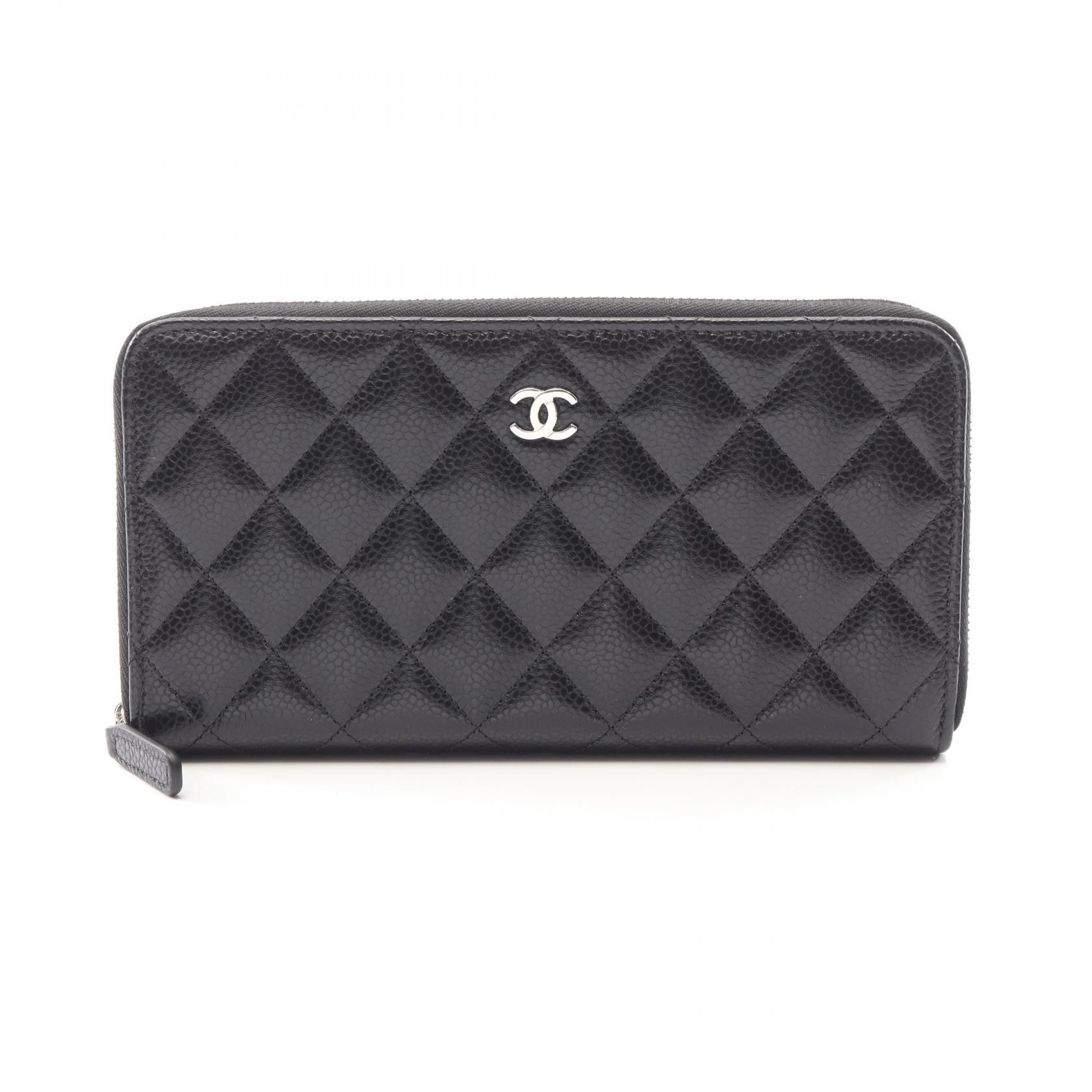 Chanel Chanel Chanel Classic Long Zip Wallet Grained Calfskin Long Wallet Leather Long Wallet DUTY FREE for USA Size ONE SIZE - 1 Thumbnail