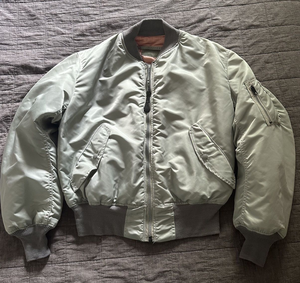 USA製XL GREENBRIER ma-1 Greenbrier MA-1 jacket vintage size large