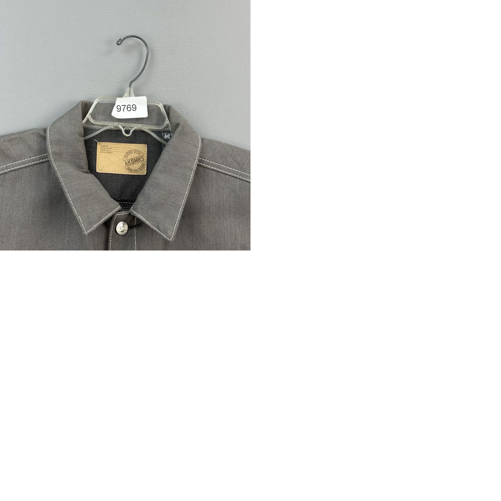 Akademiks VINTAGE Akademiks Vest Mens 2XL Gray Denim Hip Hop Streetwear Y2K AKDMKS Shirt? Size US XXL / EU 58 / 5 - 9 Thumbnail