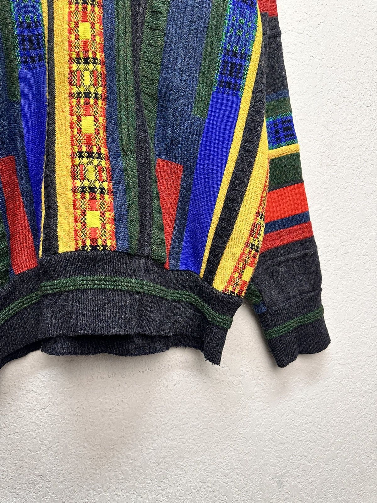 Carlo Colucci Carlo Colucci vintage knit sweater coogi style 90s germany Size US L / EU 52-54 / 3 - 4 Thumbnail