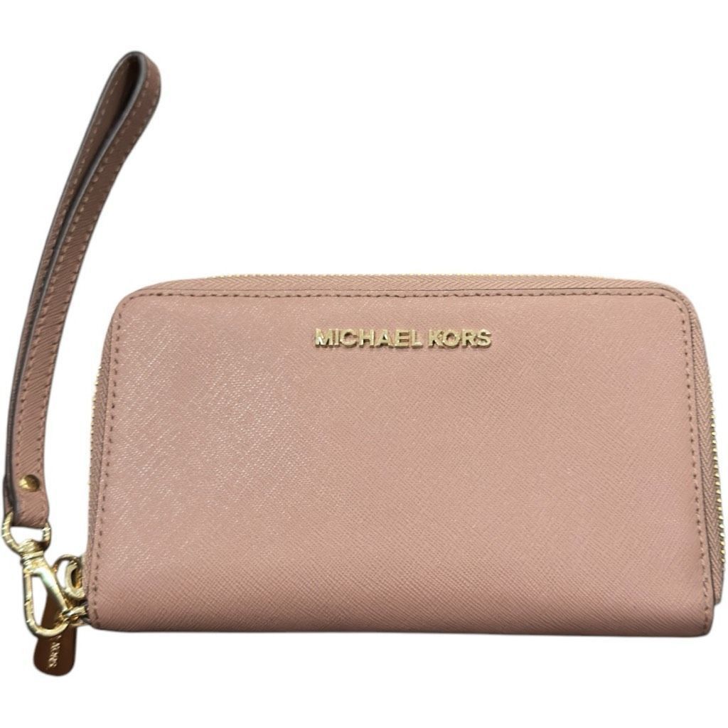 Michael Kors MICHAEL MICHAEL KORS Crossgrain Leather Continental Zip Around Wallet Clutch Bag SOLD OUT $260 Retail Size ONE SIZE - 4 Thumbnail