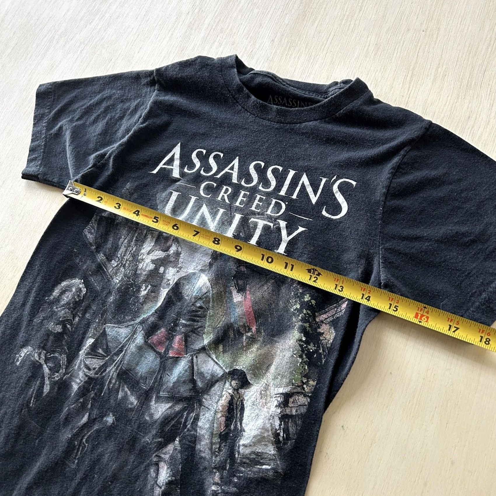 Vintage Assassin's Creed Unity Shirt Mens Small Black Video Game Graphic Tee T-Shirt Size US S / EU 44-46 / 1 - 6 Thumbnail