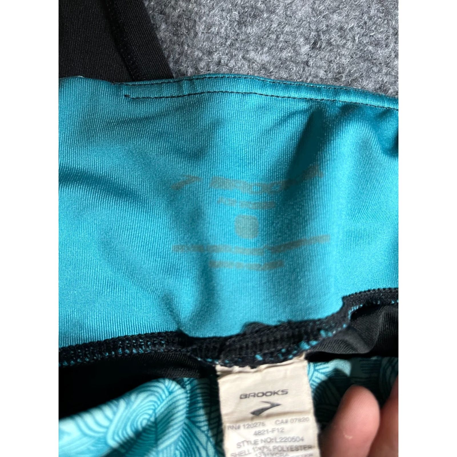 Vintage Bobbie Brooks Capris Pants Womens 28 x 18 Black Blue Stretch Athletic Pants Size 28" / US 6 / IT 42 - 4 Thumbnail