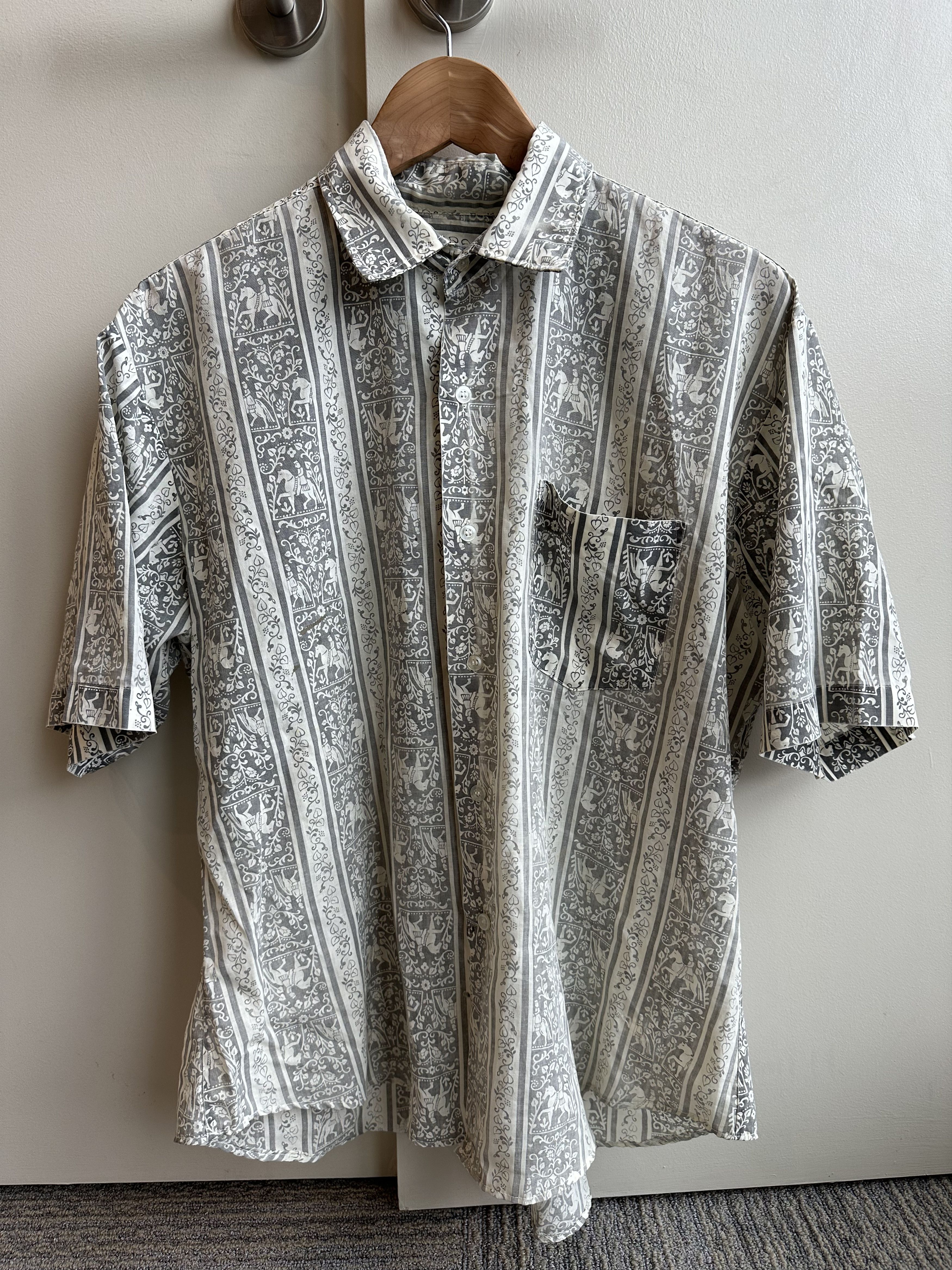 Japanese Brand × Vintage Vintage horse print shirt Size US M / EU 48-50 / 2 - 1 Thumbnail