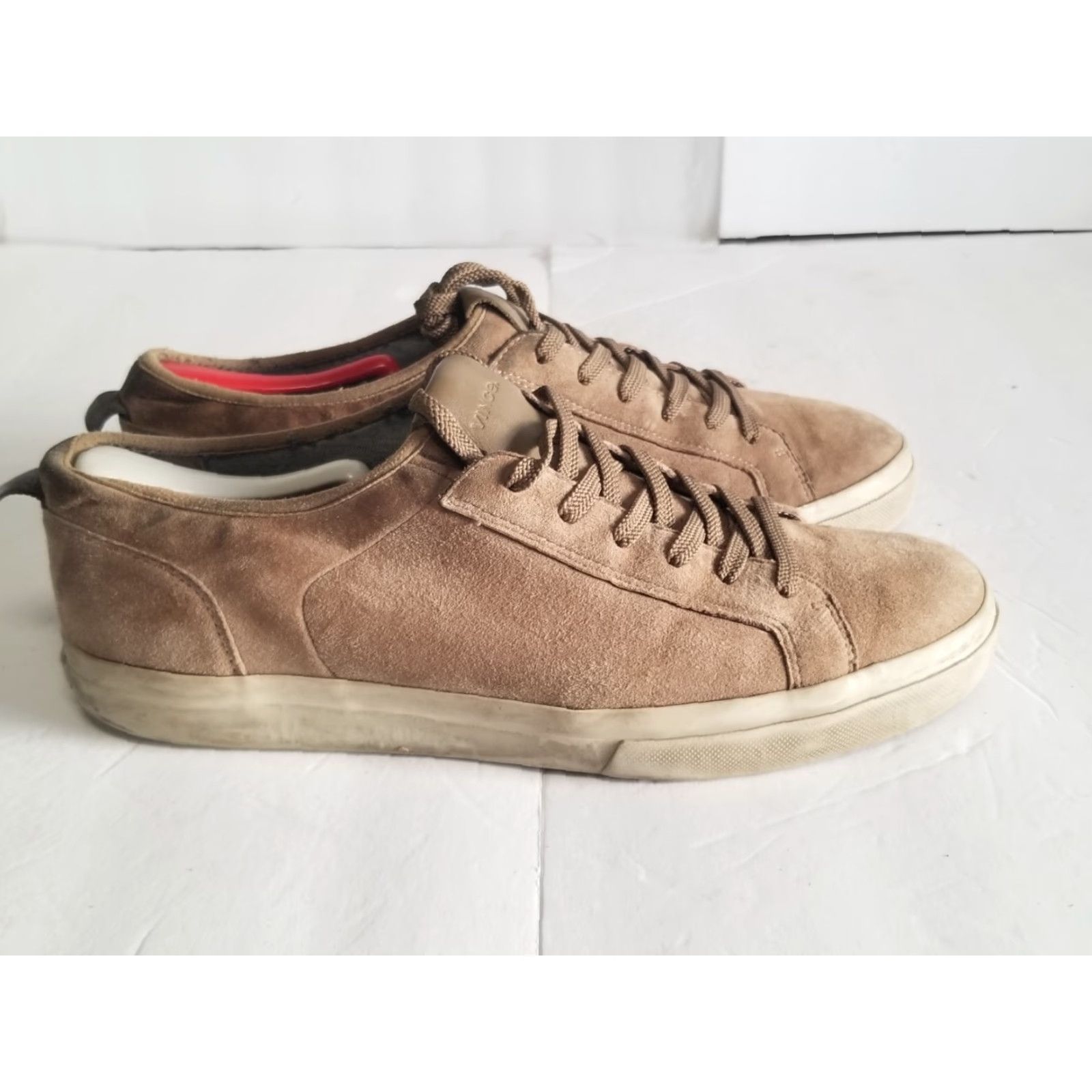 Vince Vince Sneaker Brown Suede Lace Up Size 10.5 M See Pics Mens Athletic Shoes Size US 11 / EU 44 - 2 Thumbnail