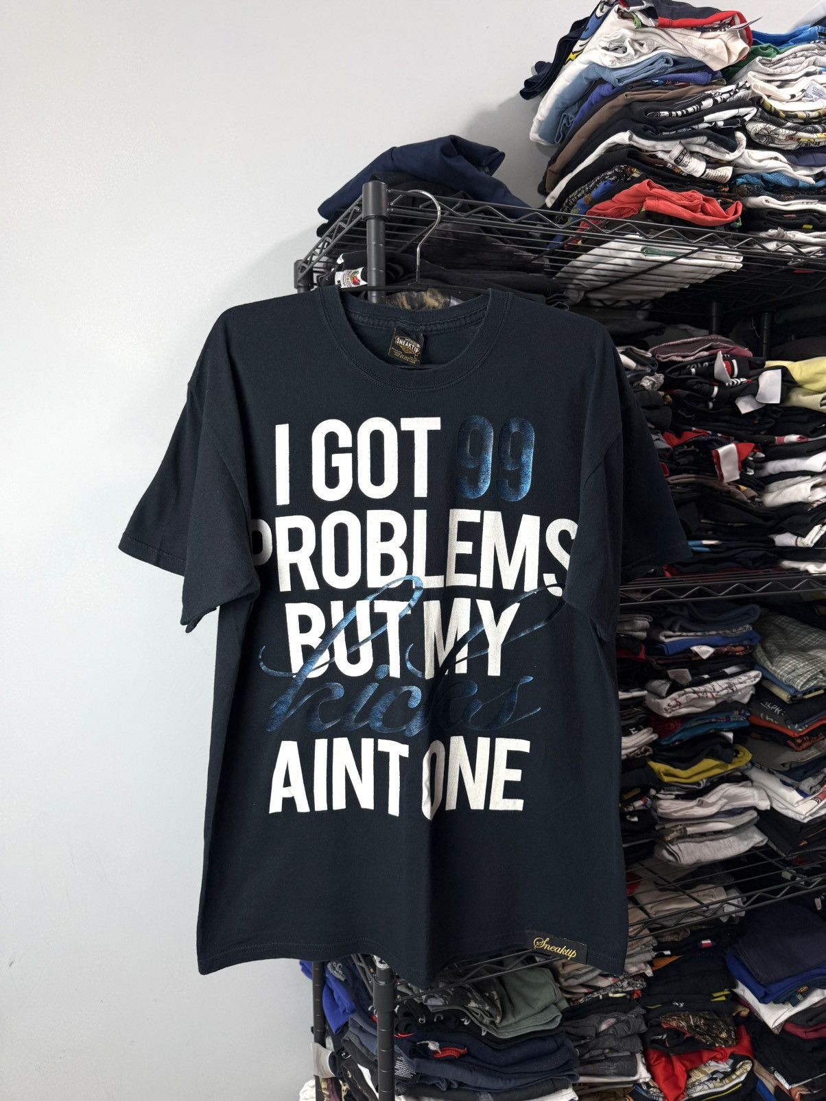Rap Tees Vintage I Got 99 Problems But My Kicks Aint One T Shirt Size US L / EU 52-54 / 3 - 1 Thumbnail