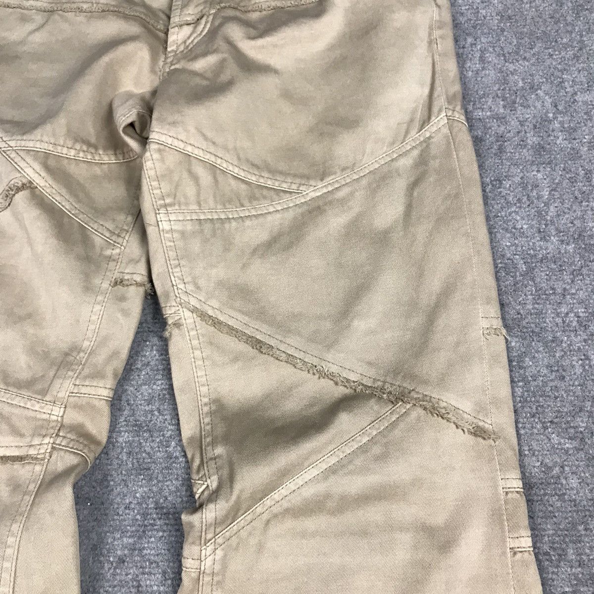 Japanese Brand × Le Grande Bleu (L.G.B.) × Tornado Mart Flare Modern Lovers patchwork Japan design bootcut pants Size US 32 / EU 48 - 5 Thumbnail