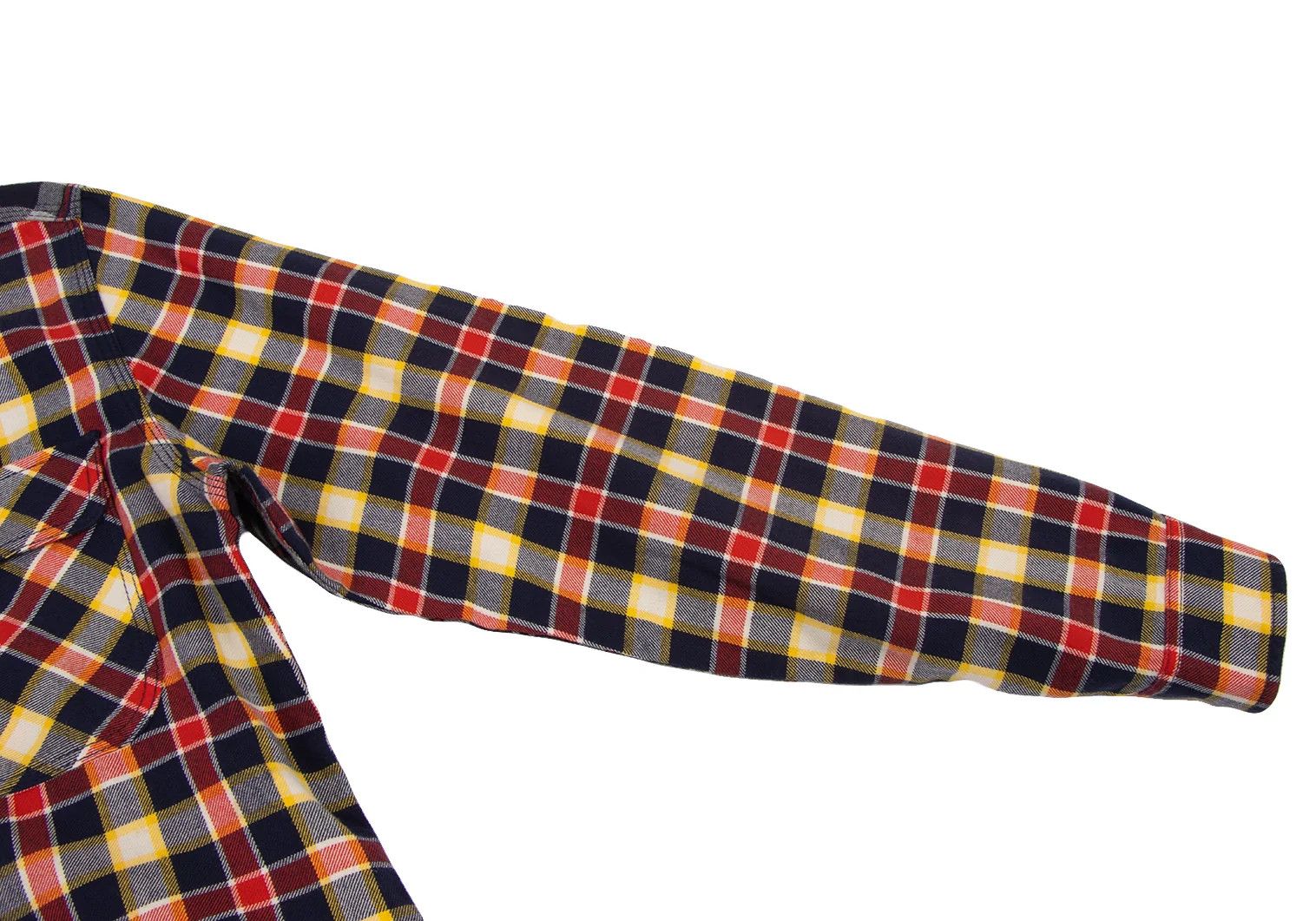 Junya Watanabe Checkered Flannel Shirt in Yellow and Red, Size XS Size US XS / EU 42 / 0 - 8 Thumbnail