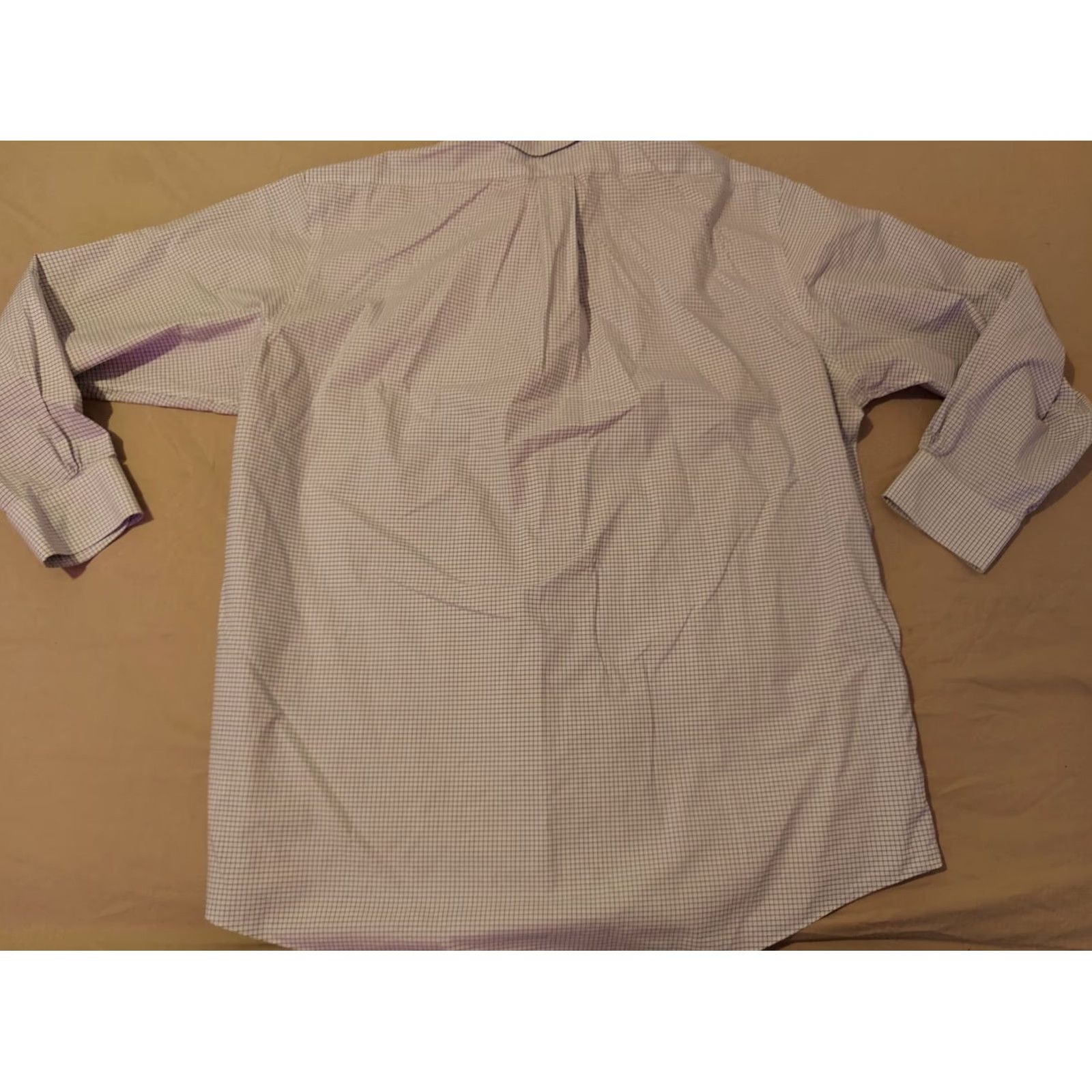 Brooks Brothers Brooks Brothers Dress Shirt 17.5 34 Blue White Button Cotton 100% Non-Iron Regular Mens Slim? Size 48R - 5 Thumbnail