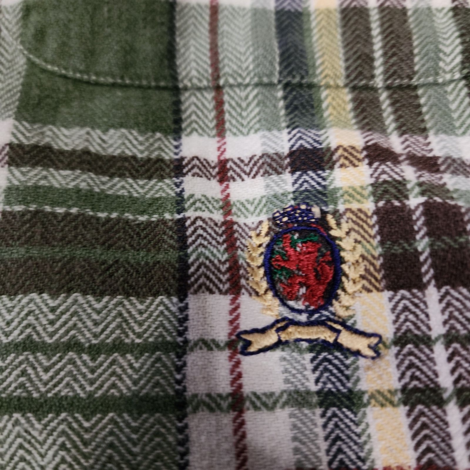 Tommy Hilfiger Tommy Hilfiger Long Sleeve green XL Mens shirt 2457 Size US XL / EU 56 / 4 - 2 Thumbnail