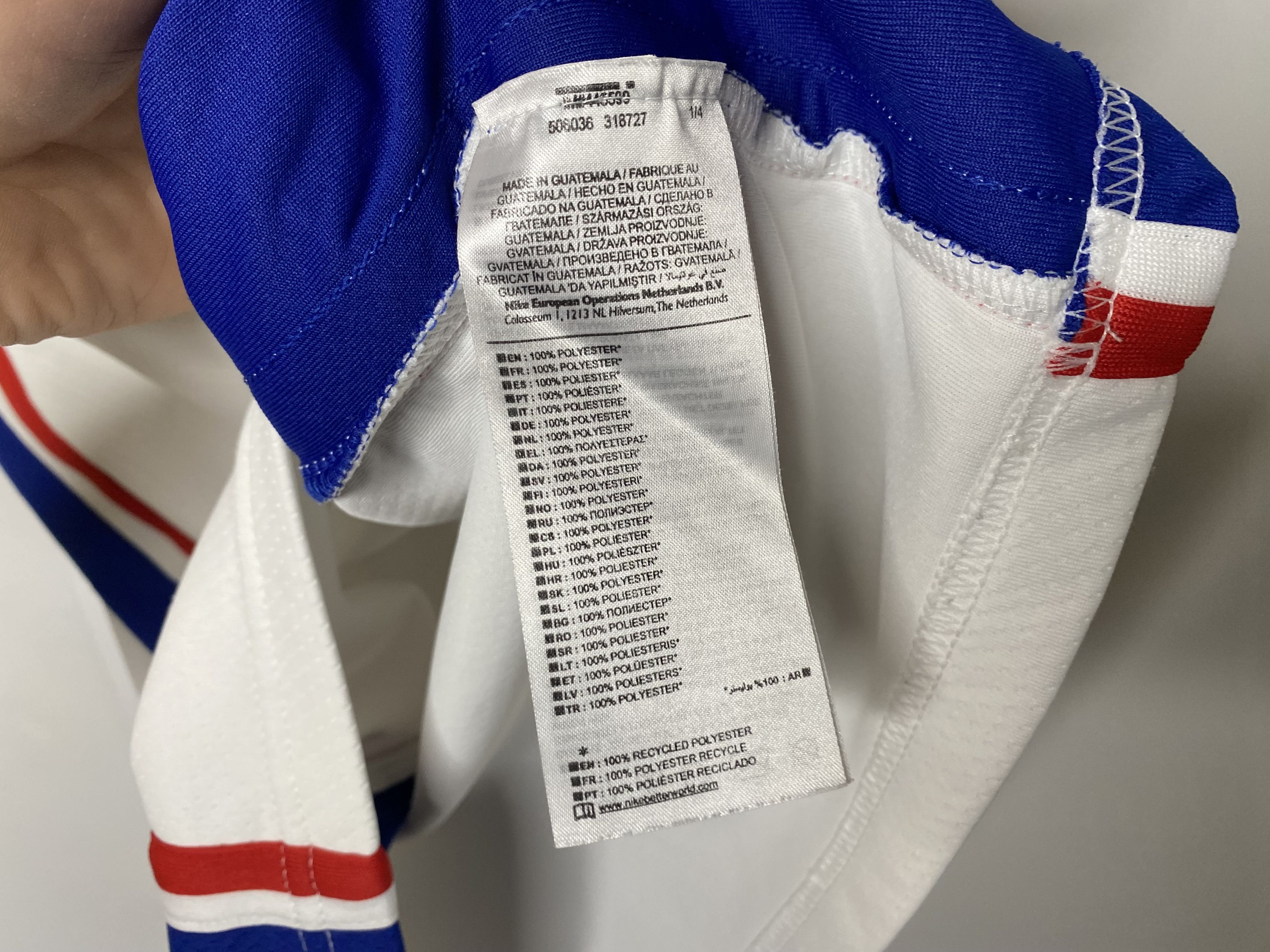 NBA × Nike EMBIID #21 PHILADELPHIA PHILA BASKETBALL NBA JERSEY SHIRT Size US L / EU 52-54 / 3 - 7 Thumbnail