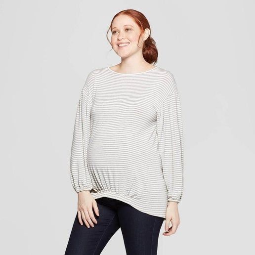 Other Maternity Striped Long Sleeve Top XS Size XS / US 0-2 / IT 36-38 - 1 Preview