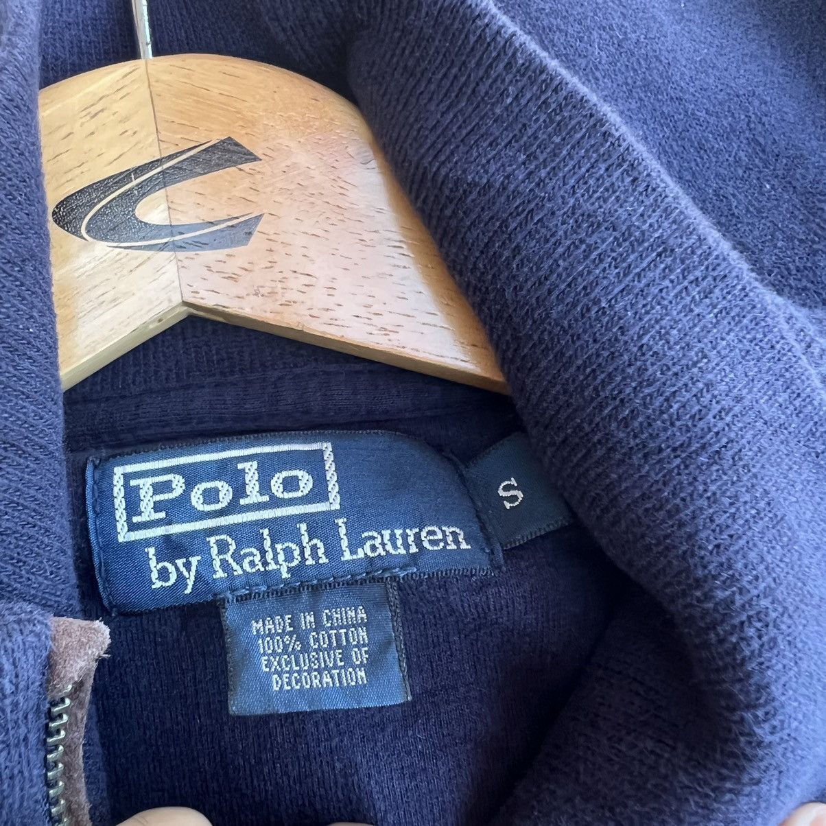 Polo Ralph Lauren × Ralph Lauren × Vintage Vintage Polo By Ralph Lauren Quarter Zipper Sweatshirt Size US S / EU 44-46 / 1 - 3 Thumbnail