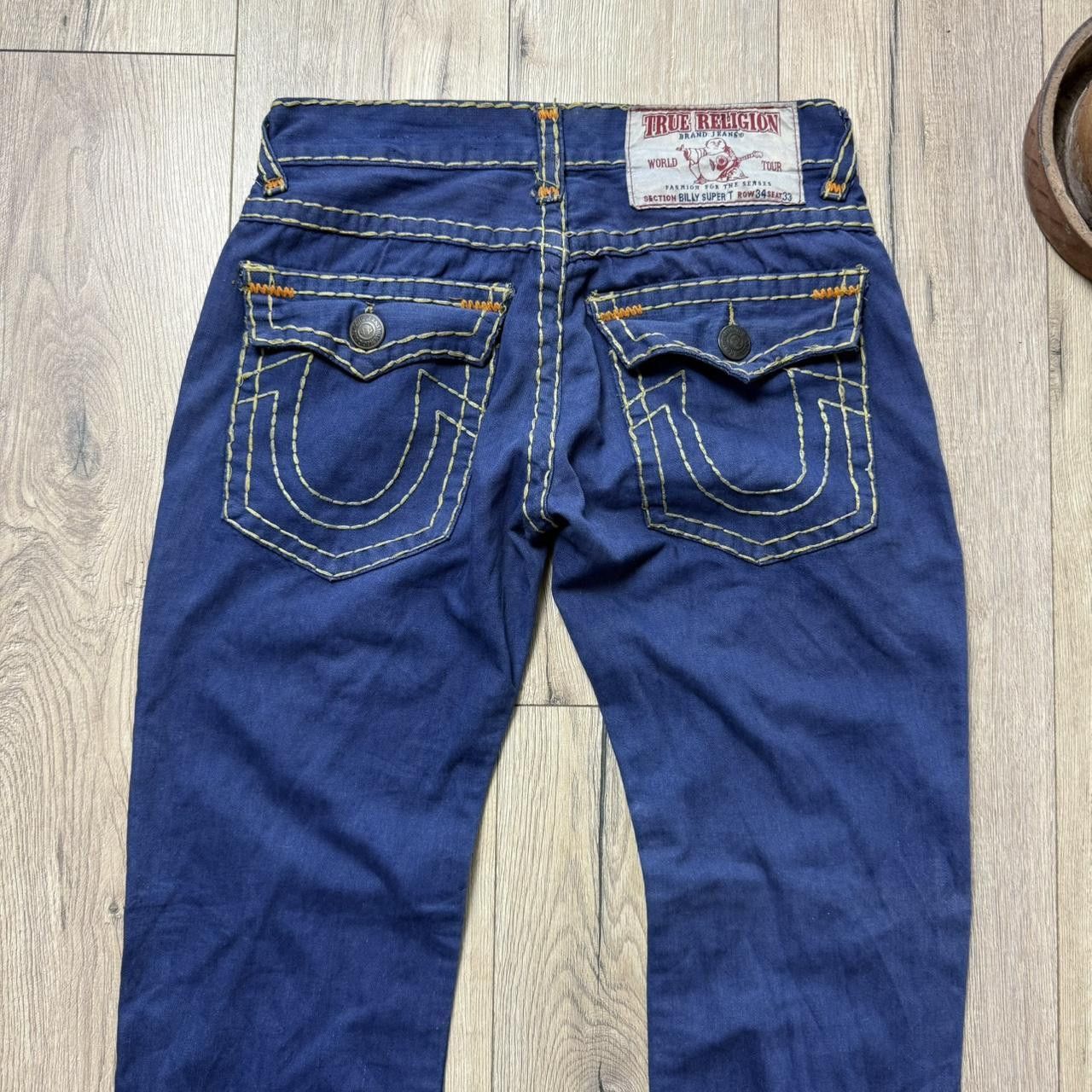 True Religion True Religion Fat Stitch Vintage 2000s Bottoms Size US 34 / EU 50 - 2 Thumbnail