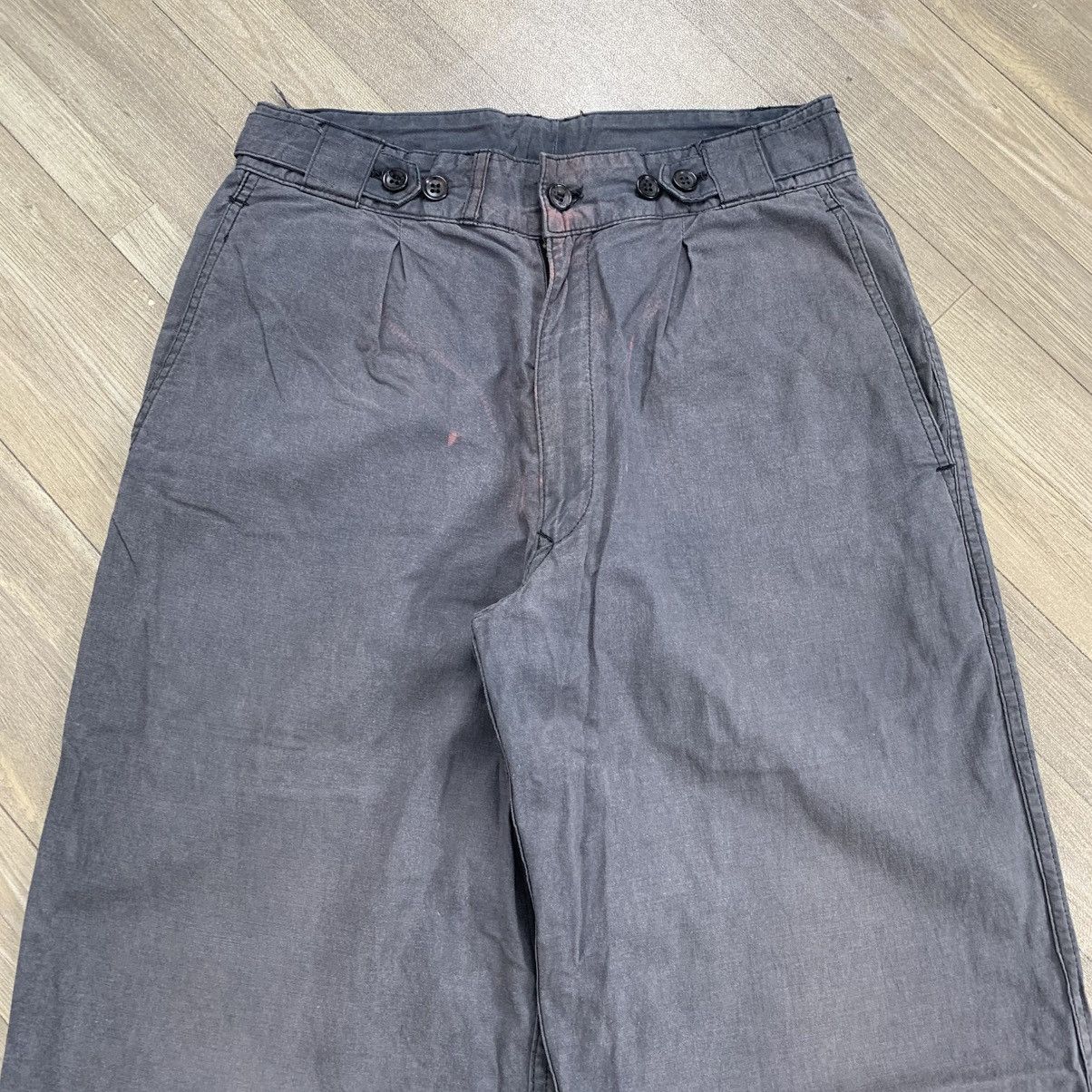 Comme des Garcons × Comme des Garcons Homme × Junya Watanabe Comme des Garcons Homme Washed Black Chino Pants Size US 27 - 3 Thumbnail