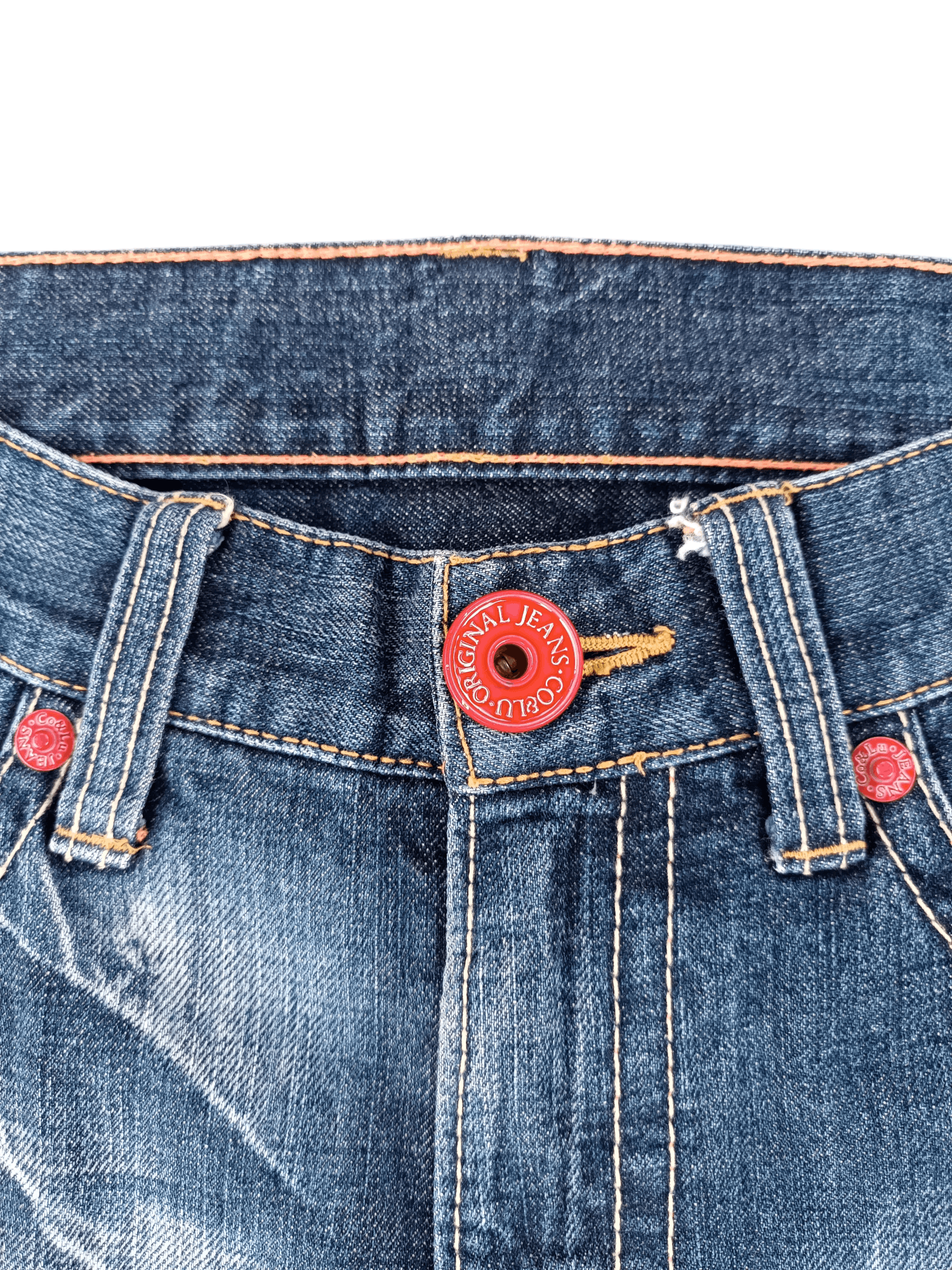 Japanese Brand Steals‼️Vintage Co&Lu 56 Big Logo Japanese Denim Jeans Size US 30 / EU 46 - 10 Thumbnail