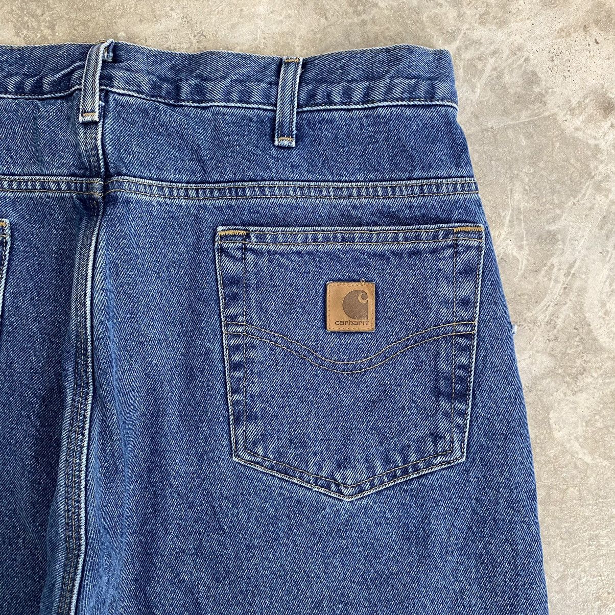 Carhartt Vintage Carhartt Blanket Lined Relaxed Fit Denim Jeans Size US 35 - 24 Thumbnail