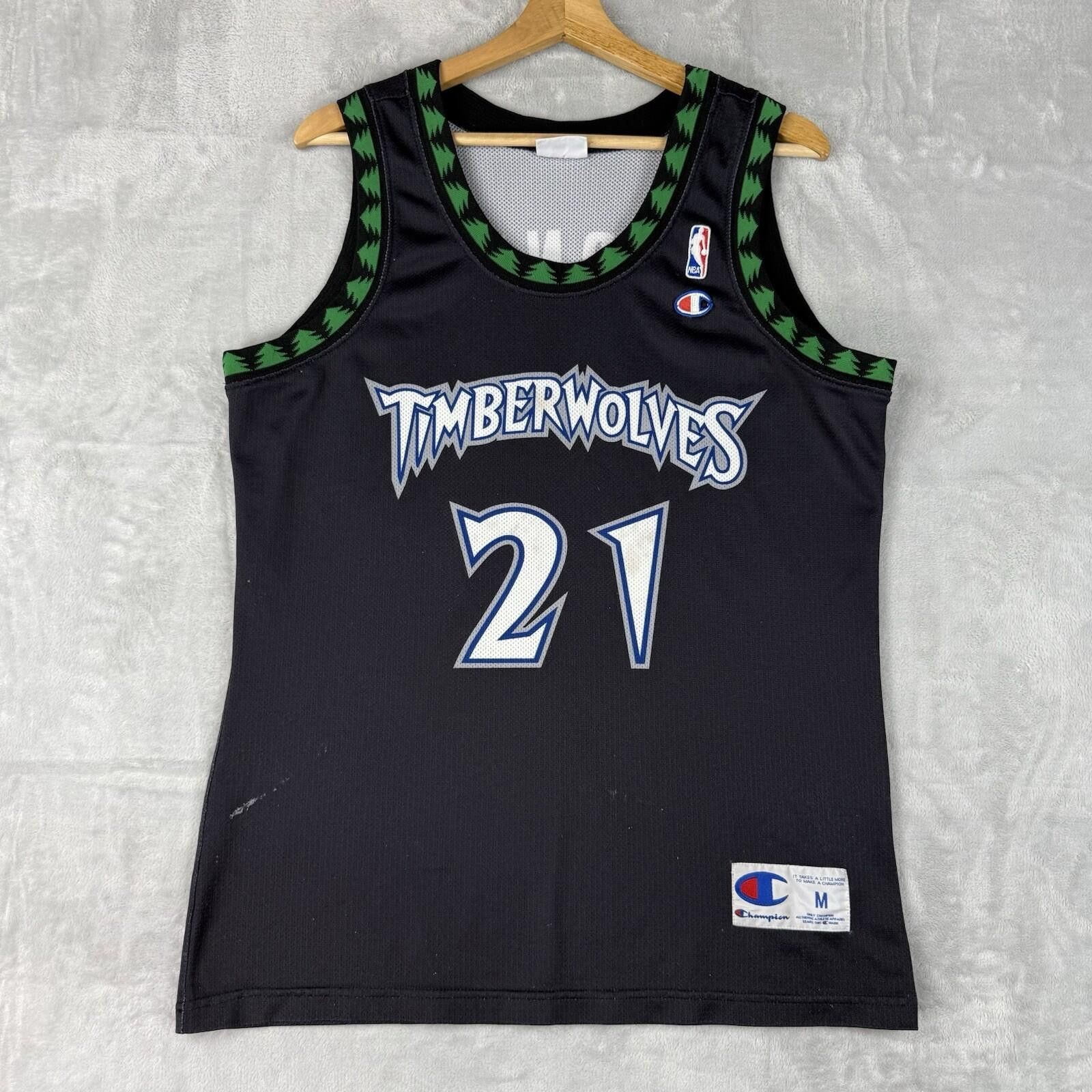 Champion MINNESOTA TIMBERWOLVES Jersey CHAMPION Kevin Garnett M Italy Size US M / EU 48-50 / 2 - 1 Thumbnail
