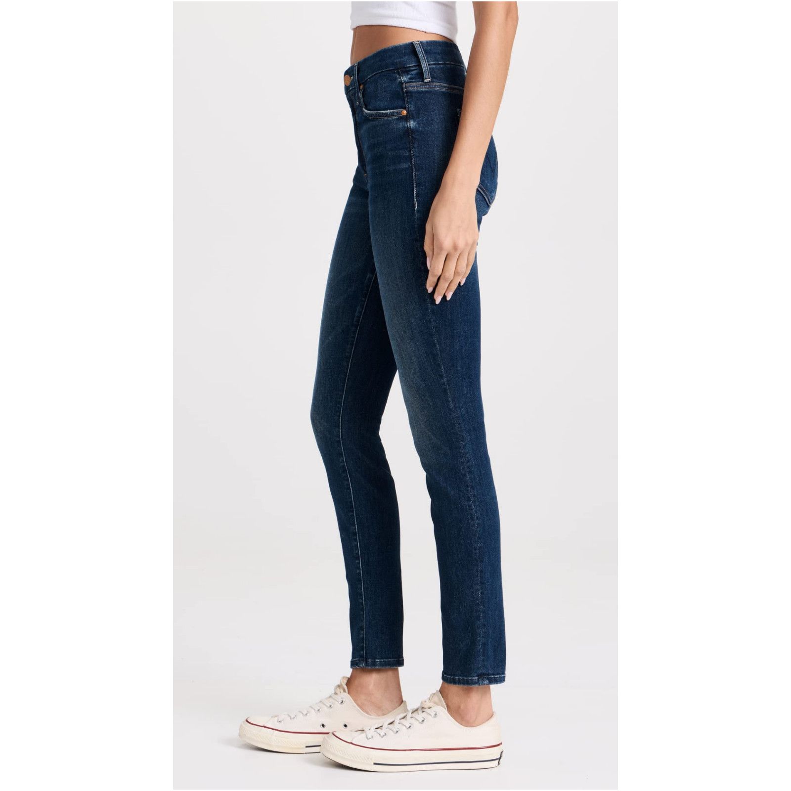 MOTHER Mother Superior The Looker High Waisted Jeans Teaming Up 31 Size 31" - 2 Thumbnail